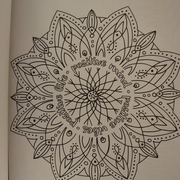 Timeless Creations Creative Quotes Cra-z-art Coloring Book Unused 1 sided pages - Picture 11 of 11